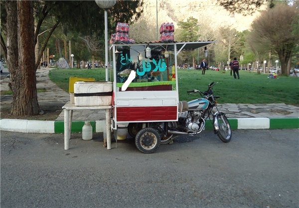 برخورد با اغذیه فروشان دوره گرد در شیراز