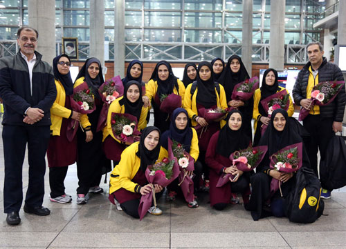 صعود هفت پله ای بانوان ایران در رنکینگ جهانی صعود هفت پله ای بانوان ایران در رنکینگ جهانی