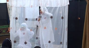 برگزاری تئاتر مردمی بچه های مسجد