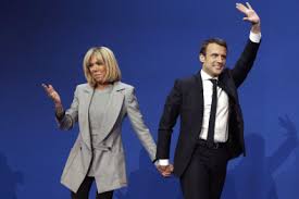 لباس اجاره‌ای بانوی اول و کت و شلوار ارزان رئیس جمهور جدید فرانسه سوژه داغ رسانه‌ها