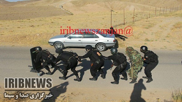 اجرای سناریوی سرقت مسلحانه از بانک ،  امروز ، زنجان