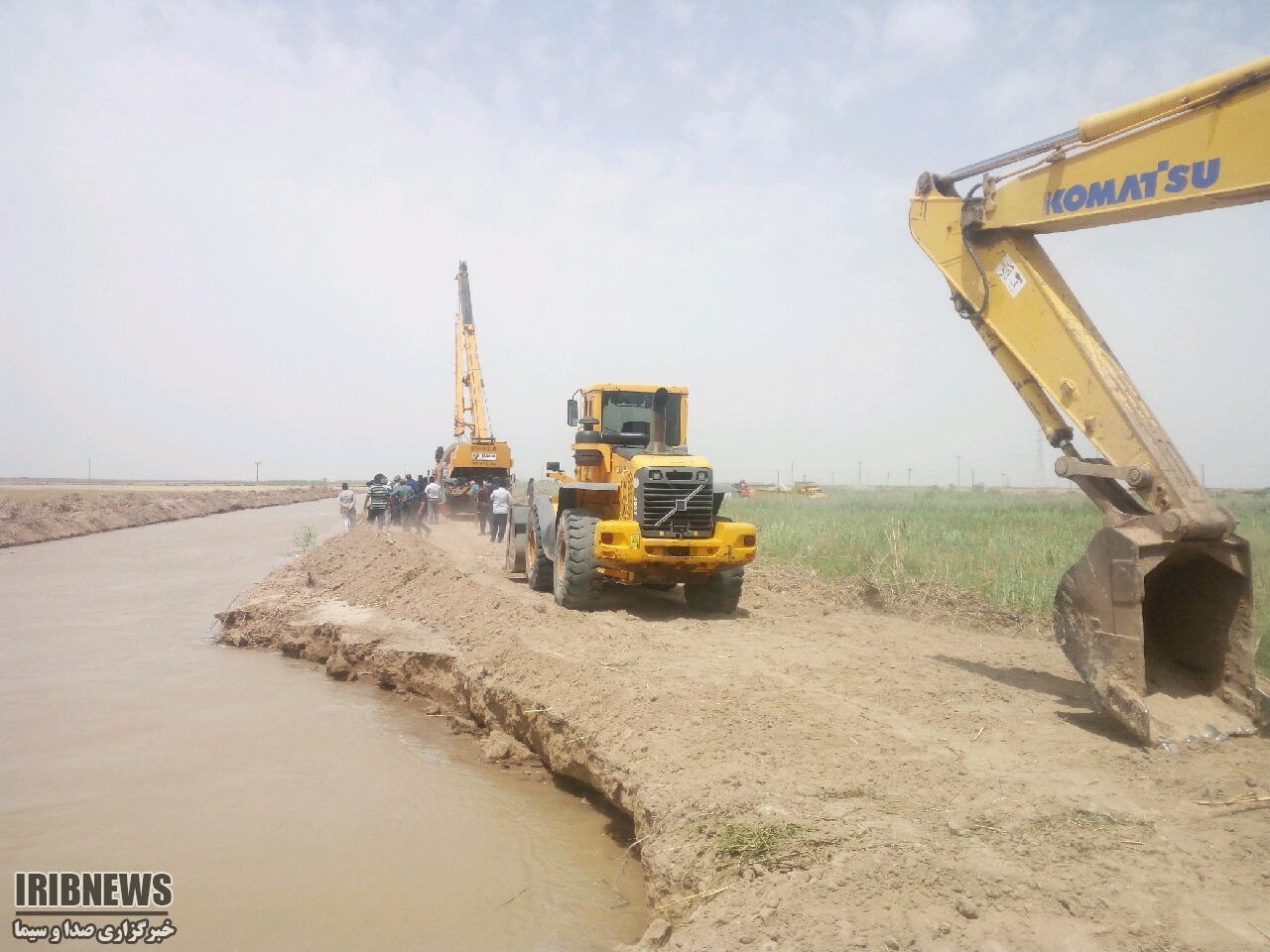 شکستگی سیل بند روستای مشاع در غرب کارون