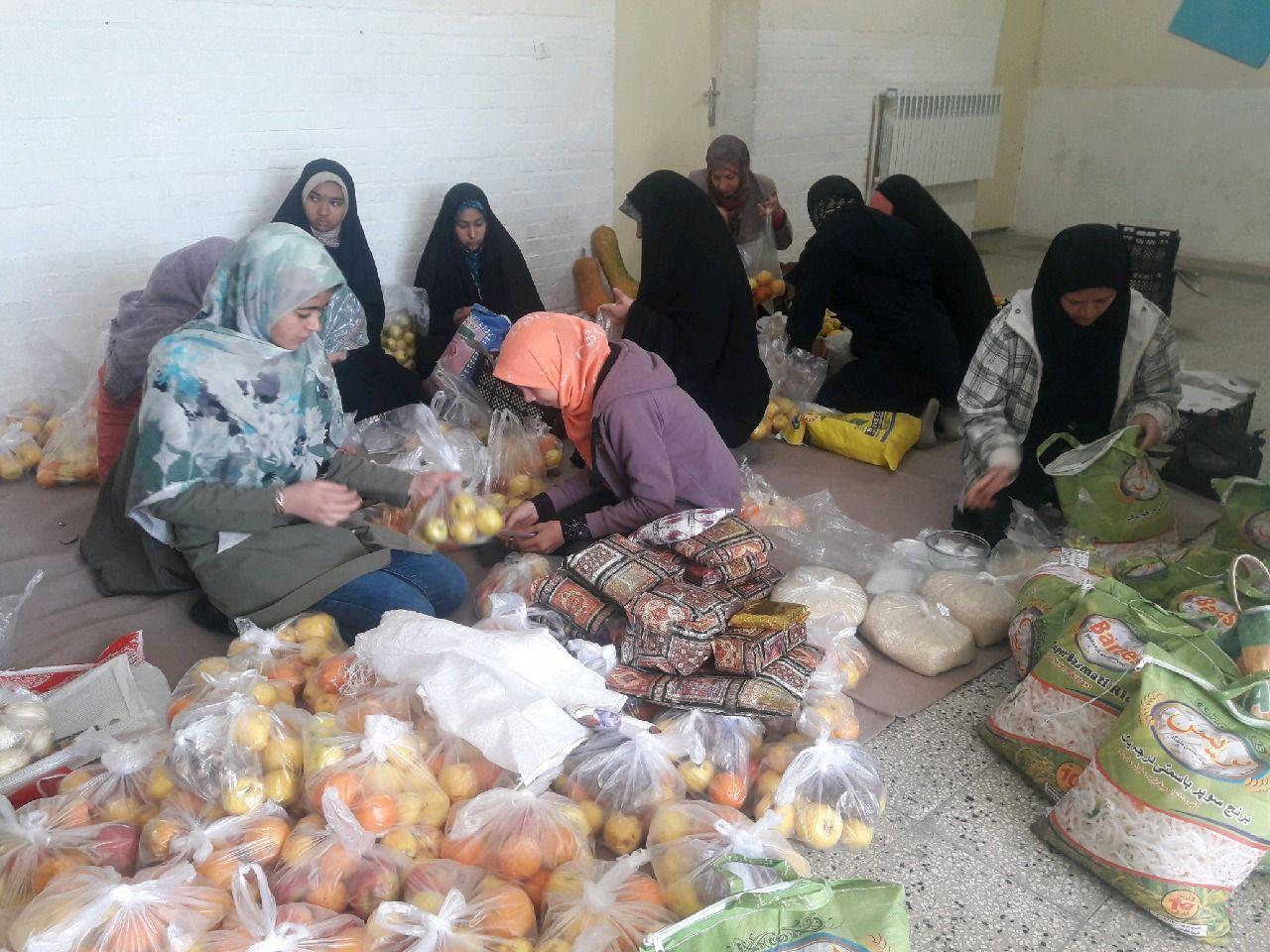 توزیع بیش از زار بسته حمایتی در طرح یلدای مهربانی نیشابور