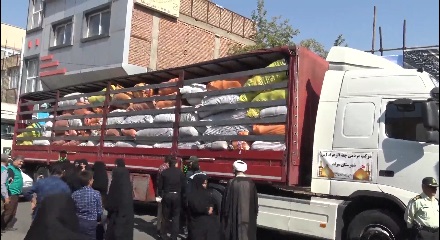 کاروان موکب جنت الزهرای مرند در راه کربلا