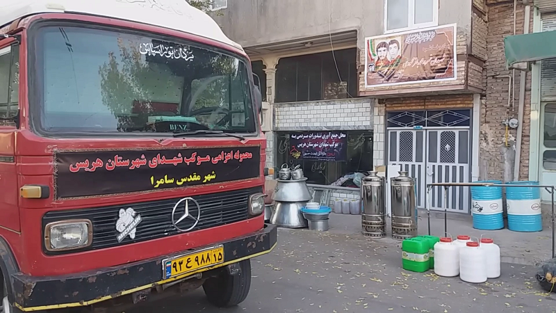 عزیمت موکب شهدای هریس به سامرا