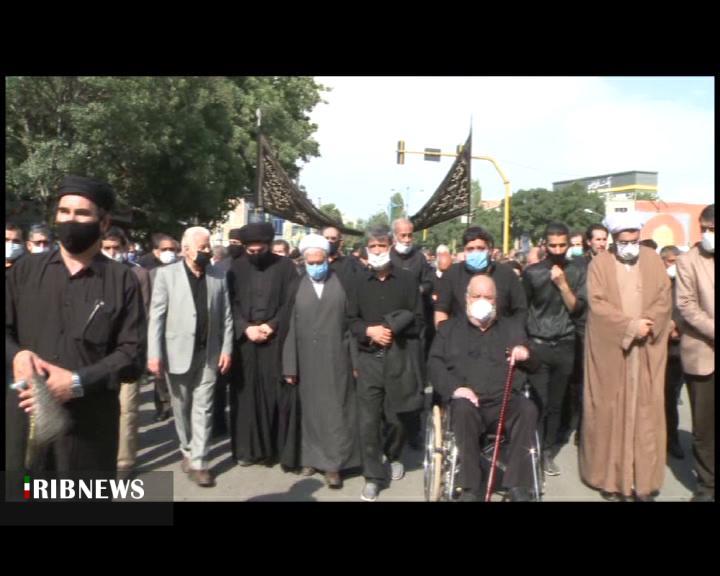 برگزاری آئین سوگواری سالروز شهادت حضرت مسلم ابن عقیل (ع) با رعایت دستورات بهداشتی در اردبیل