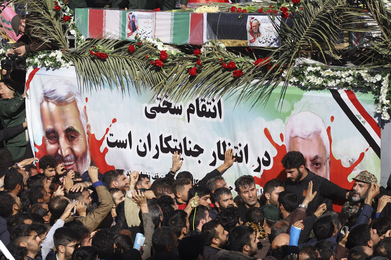 مراسم چهلمین روز شهادت سردار سلیمانی