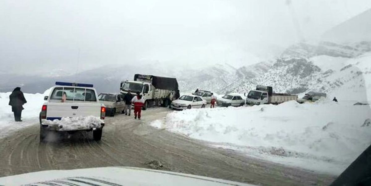 محور مسدود جاده چالوس بازگشایی شد