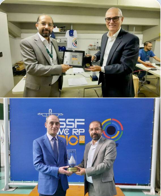 دیدار دبیر فدراسیون تیراندازی کشورمان با دبیر کل فدراسیون جهانی و رئیس فدراسیون تیراندازی برزیل دیدار دبیر فدراسیون تیراندازی کشورمان با دبیر کل فدراسیون جهانی و رئیس فدراسیون تیراندازی برزیل