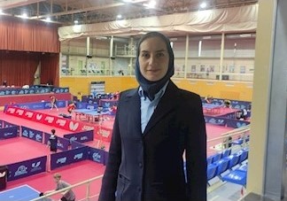درخشش داور زن ایرانی در مسابقات جهانی تنیس روی میز اسپانیا