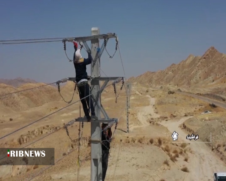 افتتاح طرح برق رسانی در دهستان دژگاه فراشبند