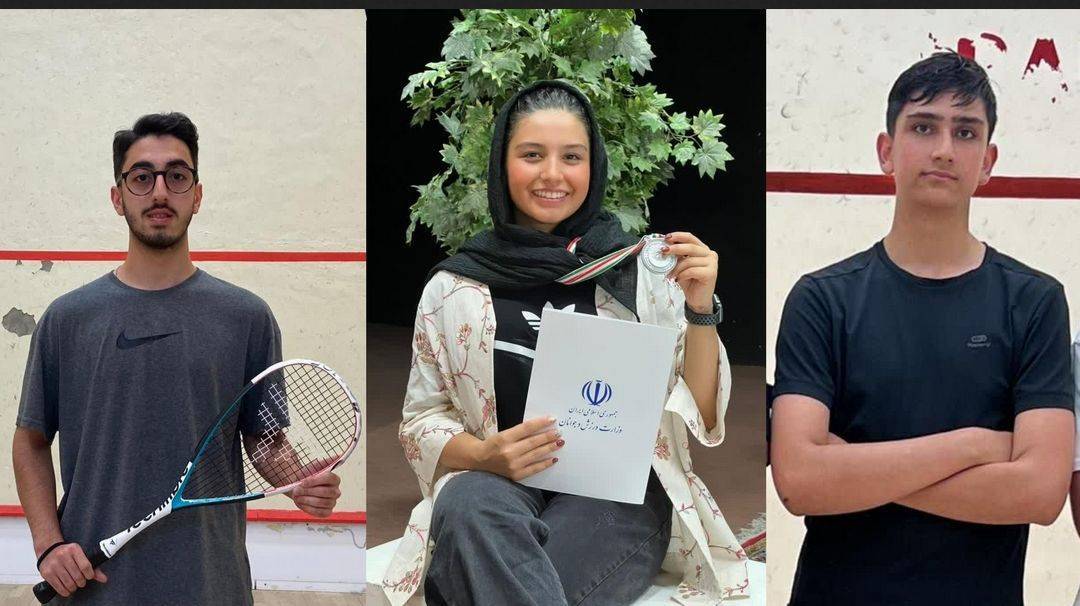 حضور سه اسکواش باز شیرازی در اردوی تیم‌های ملی جوانان و نوجوانان