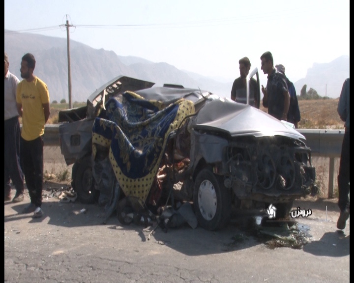 دو کشته در تصادف شهرستان مرودشت