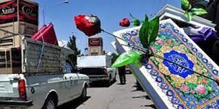 اهدای ۷ سری جهیزیه به نوعروسان چهاربرجی