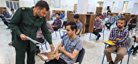 رقابت ۲۰۰ نفر در آزمون افسری دانشگاه امام حسین (ع)