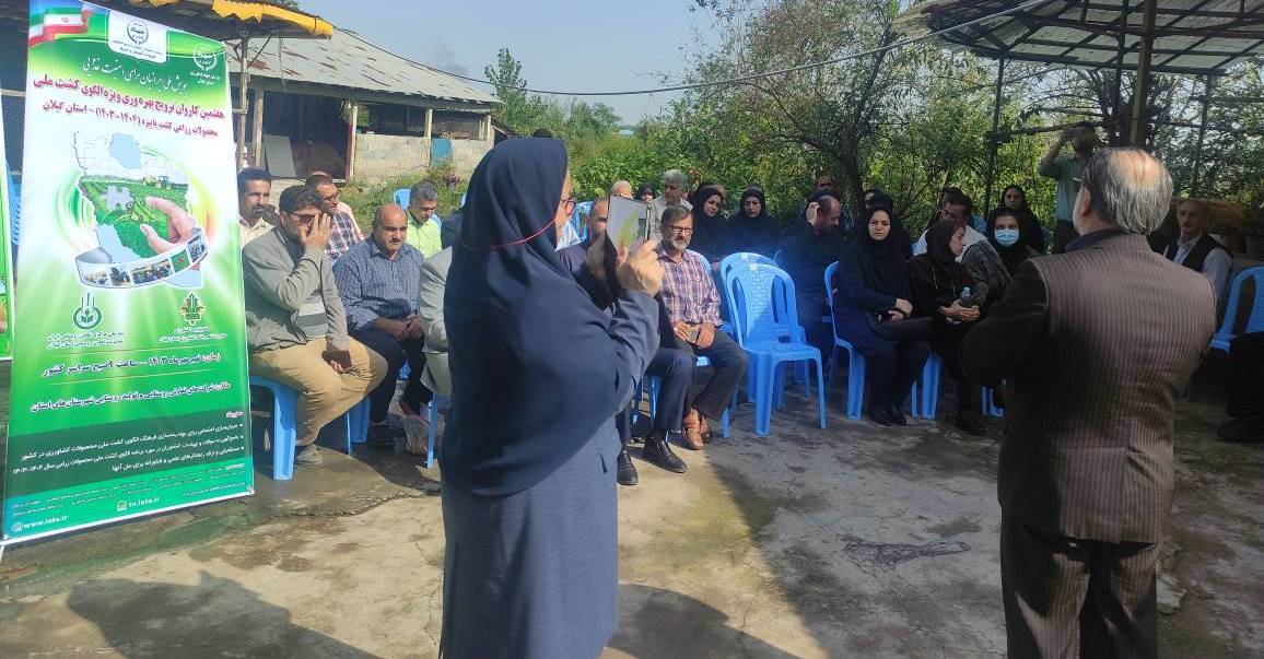 انتقال دانش روز به کشاورزان گیلانی