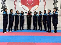 حضور بانوان هیئت کاراته خراسان رضوی در سوپر لیگ