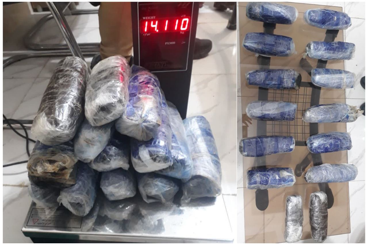 کشف بیش از ۱۲ کیلوگرم مواد مخدر در فومن