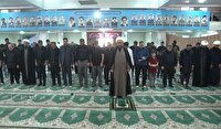 اقامه نماز ظهر تاسوعا در مهاباد