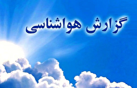 آسمان استان قزوین صاف همراه با کاهش دما و وزش باد