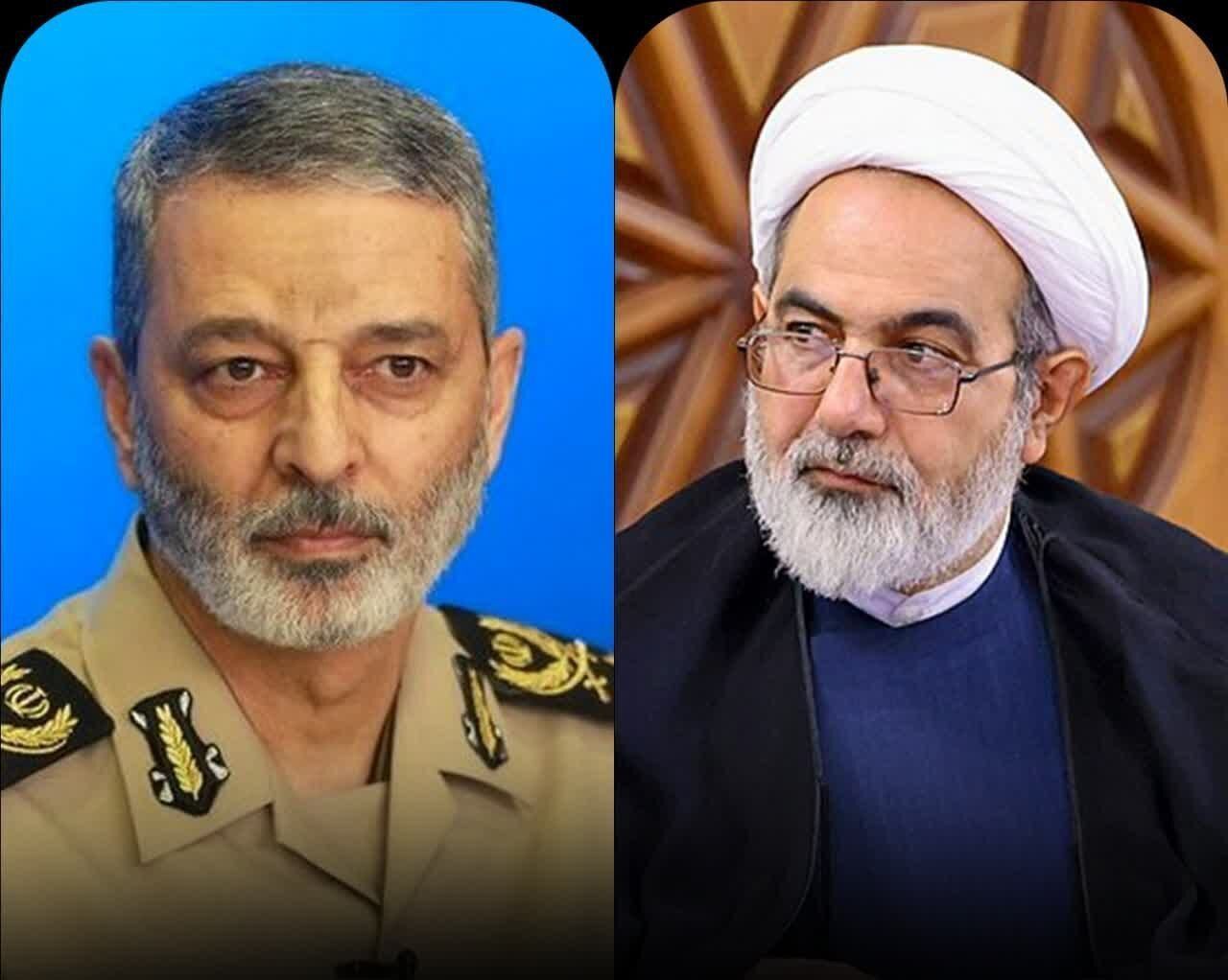 دیدار رئیس سازمان قضایی نیروهای مسلح با رئیس ستاد کل نیروهای مسلح