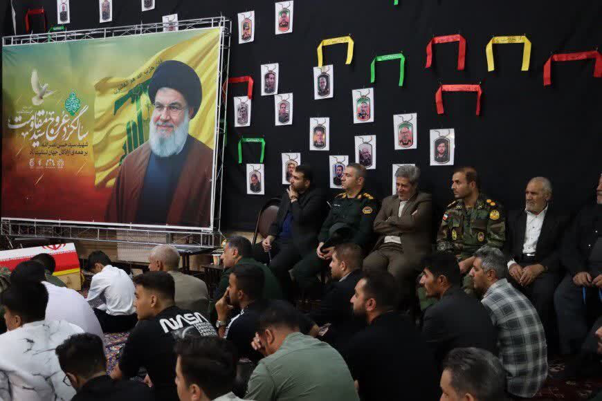 گرامیداشت نخستین سالگرد شهادت سید مقاومت در خوی