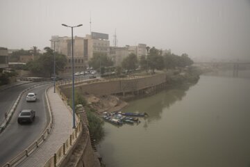 آلودگی هوا در ۱۲ شهر خوزستان آلودگی هوا در ۱۲ شهر خوزستان
