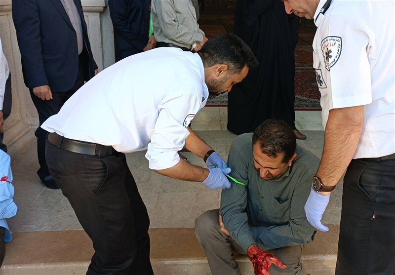 مانور ایمنی، امداد و نجات در حرم شاهچراغ