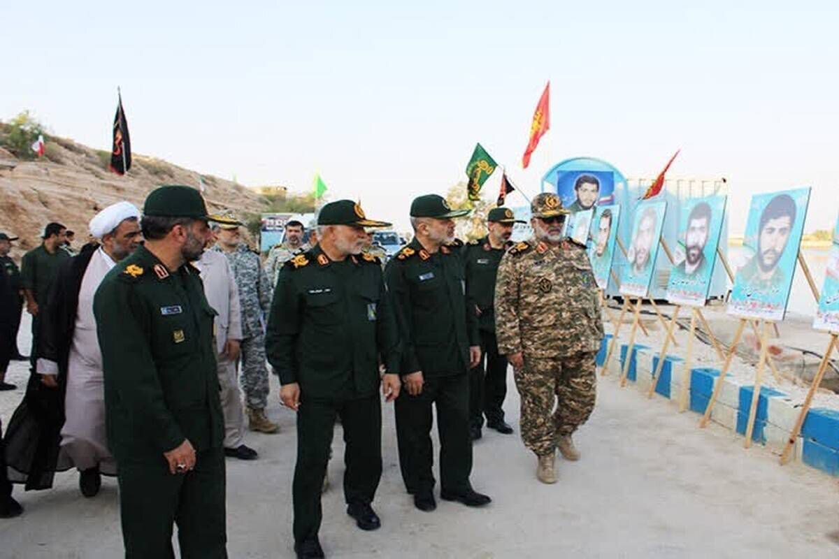 بازدید مشاور فرمانده کل سپاه از منطقه دوم ندسا