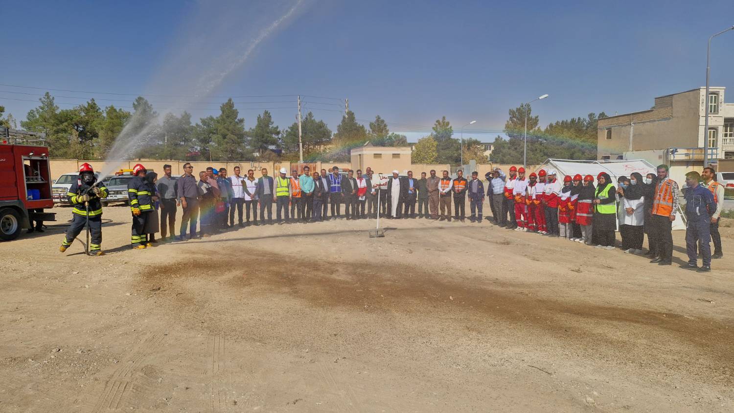 برگزاری مانور امداد و نجات در بیضا