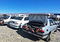 زمین گیر شدن خودرو‌های سوختی در قاینات