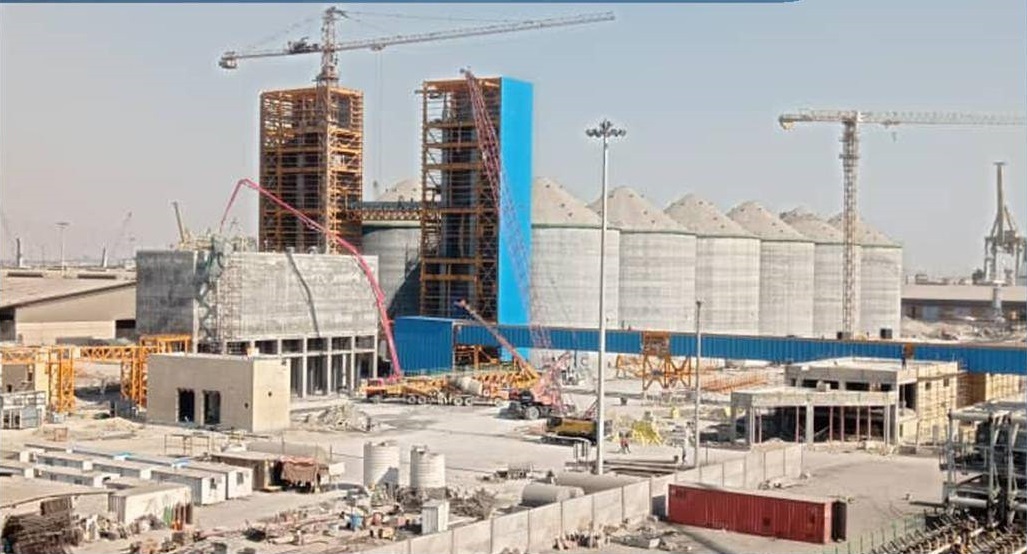 پیشرفت ۸۶ درصدی ساخت ترمینال مکانیزه غلات بندرشهید رجایی پیشرفت ۸۶ درصدی ساخت ترمینال مکانیزه غلات بندرشهید رجایی