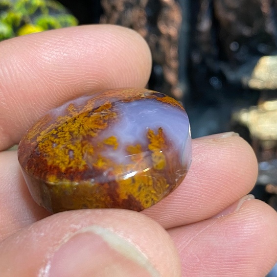 سنگ قیمتی عقیق پاییزی سه قلعه